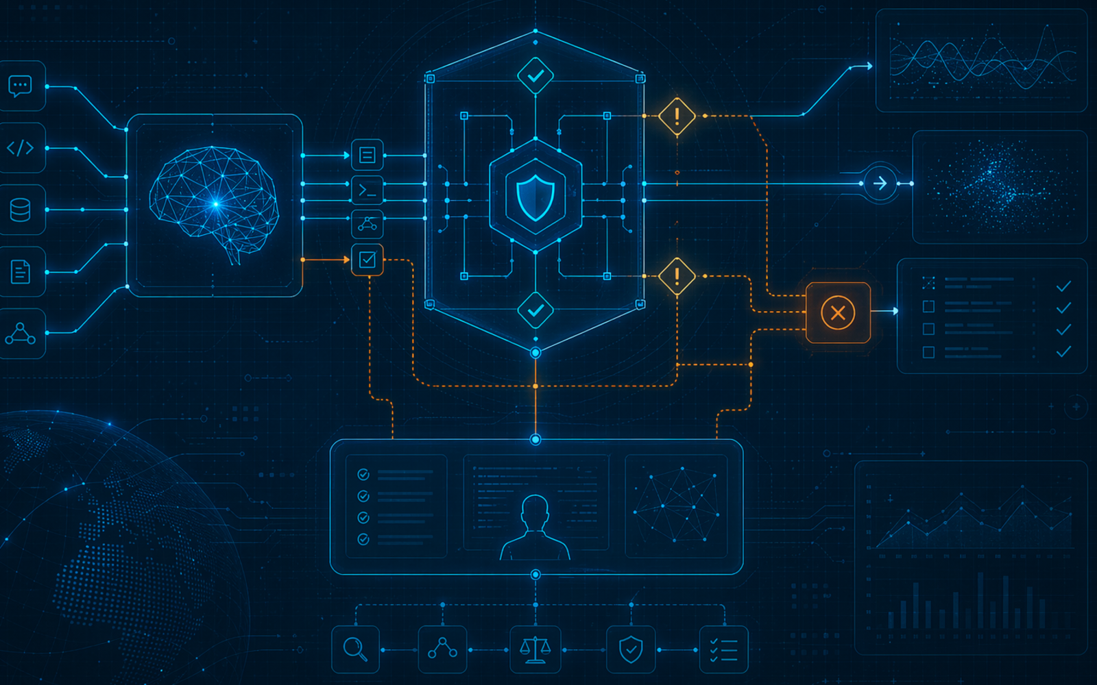 Editorial cover for AI Governance Workflows Need Reviewable Technical Evidence