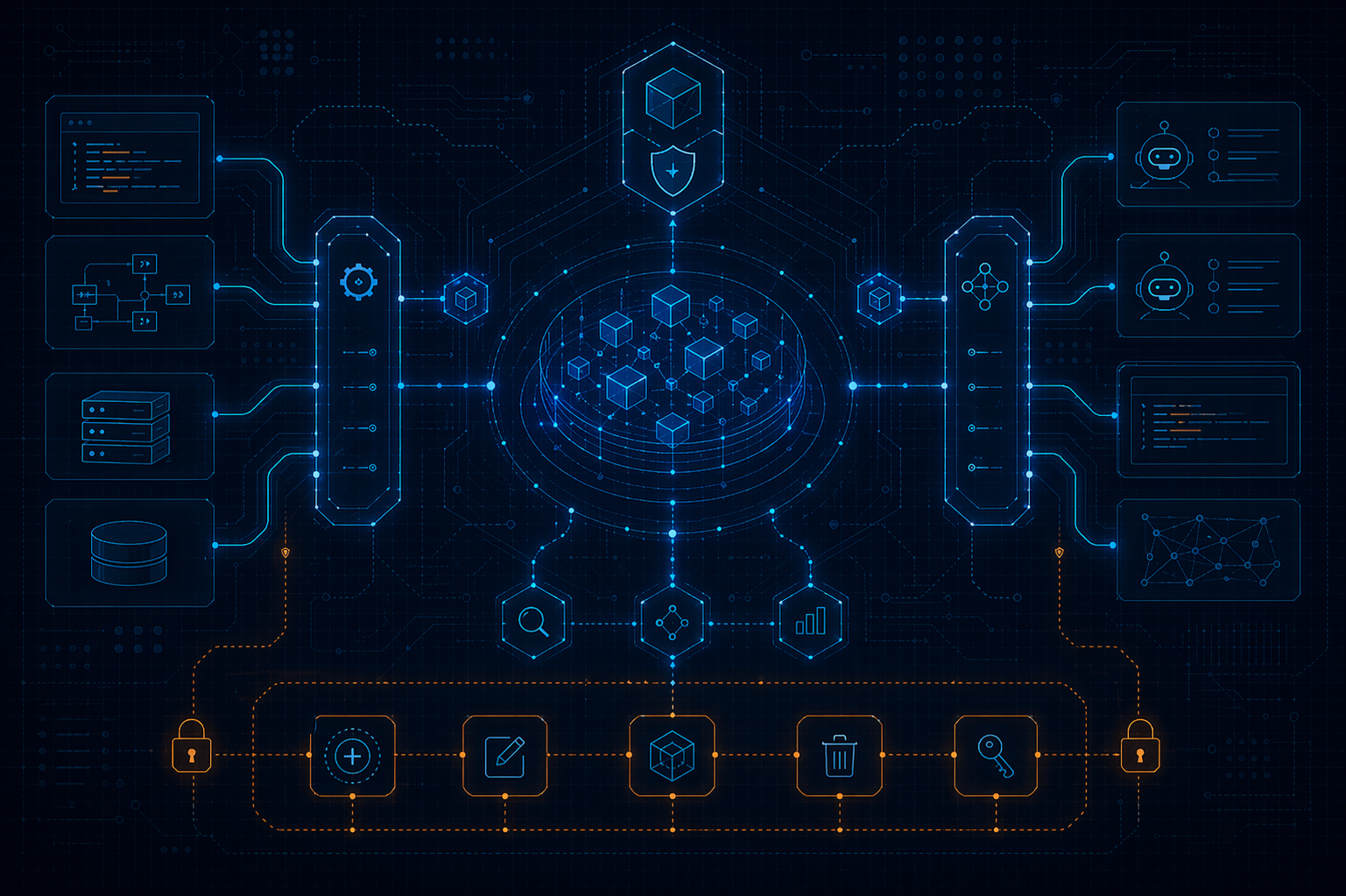 Editorial cover for API and MCP Access Around the Registry