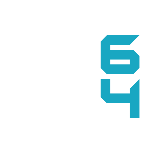 BRIK64 approved dark-background logo variant